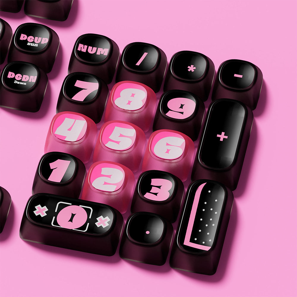 Akko Pink Phantom Keycap Set (139-key)