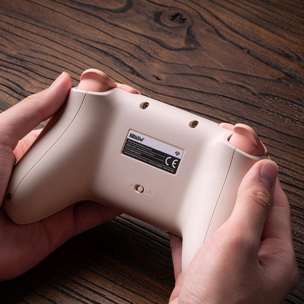 8BitDo Ultimate 2C Wireless Gaming Controller for Windows PC and Android, 1000Hz Polling Rate, Hall Effect Joysticks & Hall Triggers - Pink