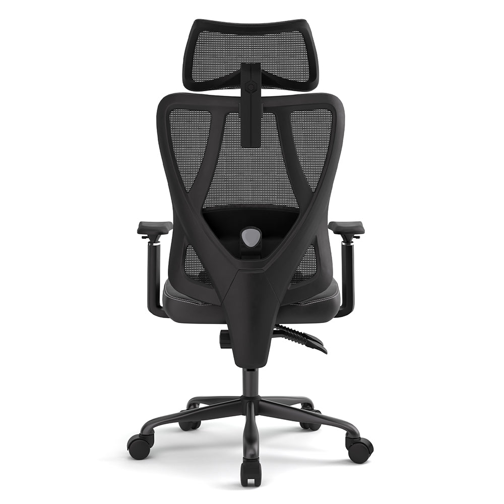 ACGAM CG-5455M Ergonomic Gaming Office Chair, PVC Seat Cushion, Adjustable Armrest & Headrest, 4D Lumbar Support, Synchro Reclining Backrest
