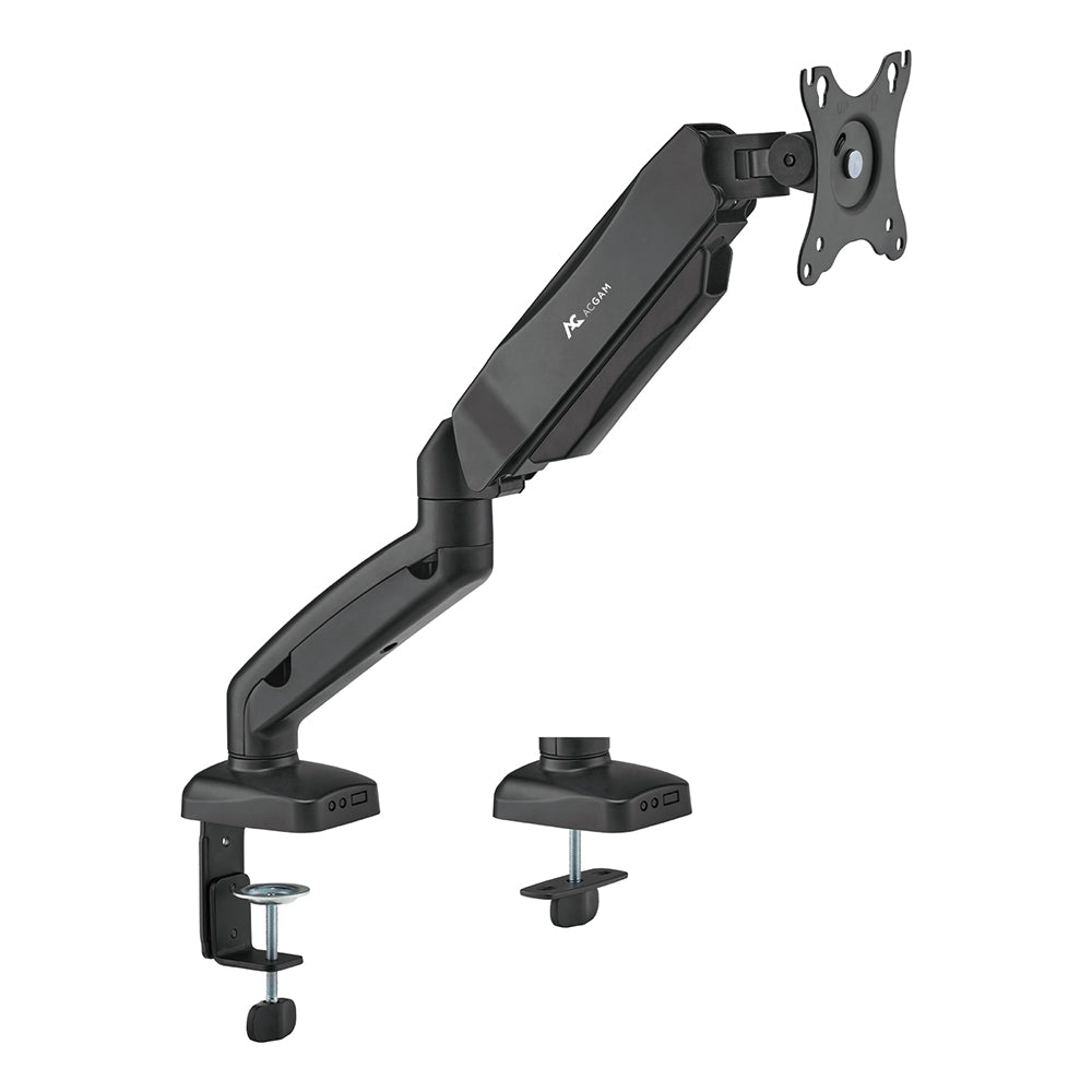 ACGAM MAS-1S Spring-Assisted Single-Monitor Mount with Flexible Angle and Installation