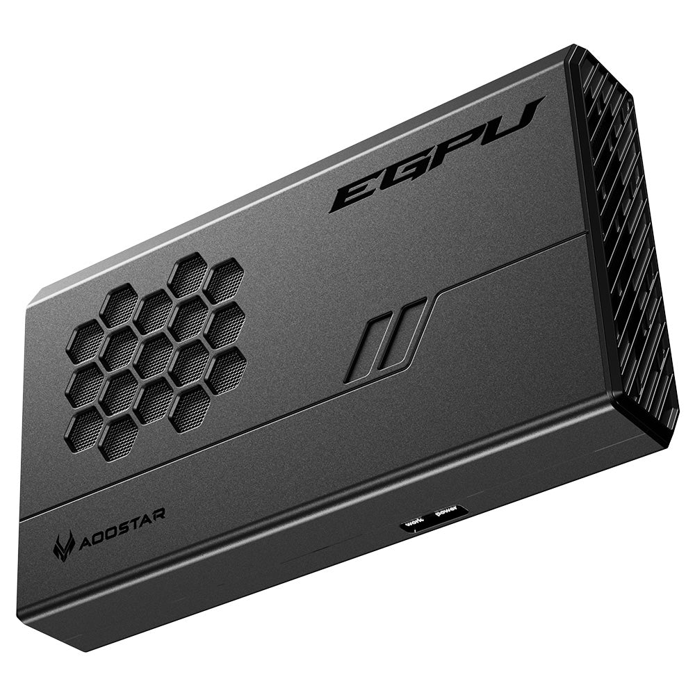 AOOSTAR XG76XT eGPU Dock with AMD Radeon RX 7600XT GPU, 8GB GDDR6 RAM, 128bit, 1*USB 4.0, 1*Oculink, 1*HDMI, 2*DP, 1*Type-C, 100W Reverse Charging