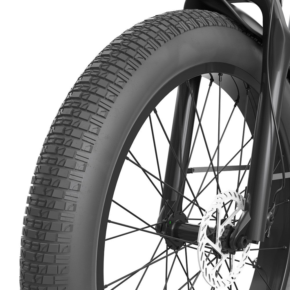 AOSTIRMOTOR KING 26*4.0'' Fat Tires 1000W Motor 48km/h Max Speed 52V 15Ah Battery 35-80km Range Shimano 7-Speed Gear