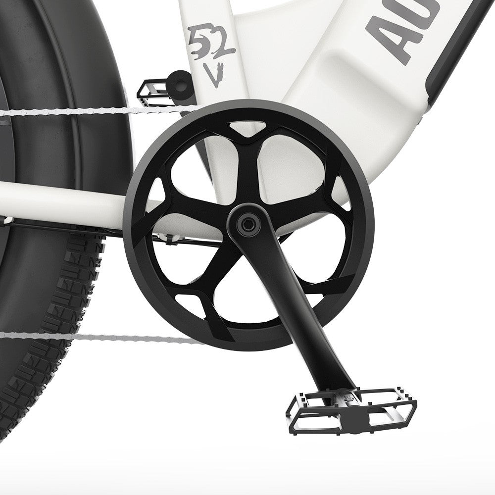 AOSTIRMOTOR QUEEN 26*4.0'' Fat Tires 1000W Motor 48km/h Max Speed 52V 15Ah Battery 35-80km Range Shimano 7-Speed Gear