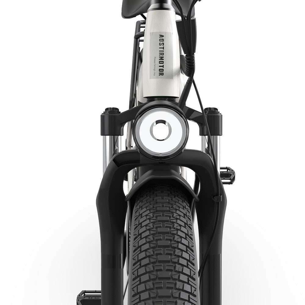 AOSTIRMOTOR QUEEN 26*4.0'' Fat Tires 1000W Motor 48km/h Max Speed 52V 15Ah Battery 35-80km Range Shimano 7-Speed Gear