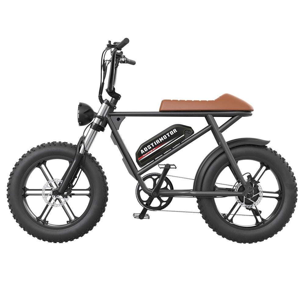 AOSTIRMOTOR STORM 20*4.0'' Fat Tires 750W Motor 45km/h Max Speed 48V 12.5Ah Battery 25-40km Range Shimano 7-Speed Gear