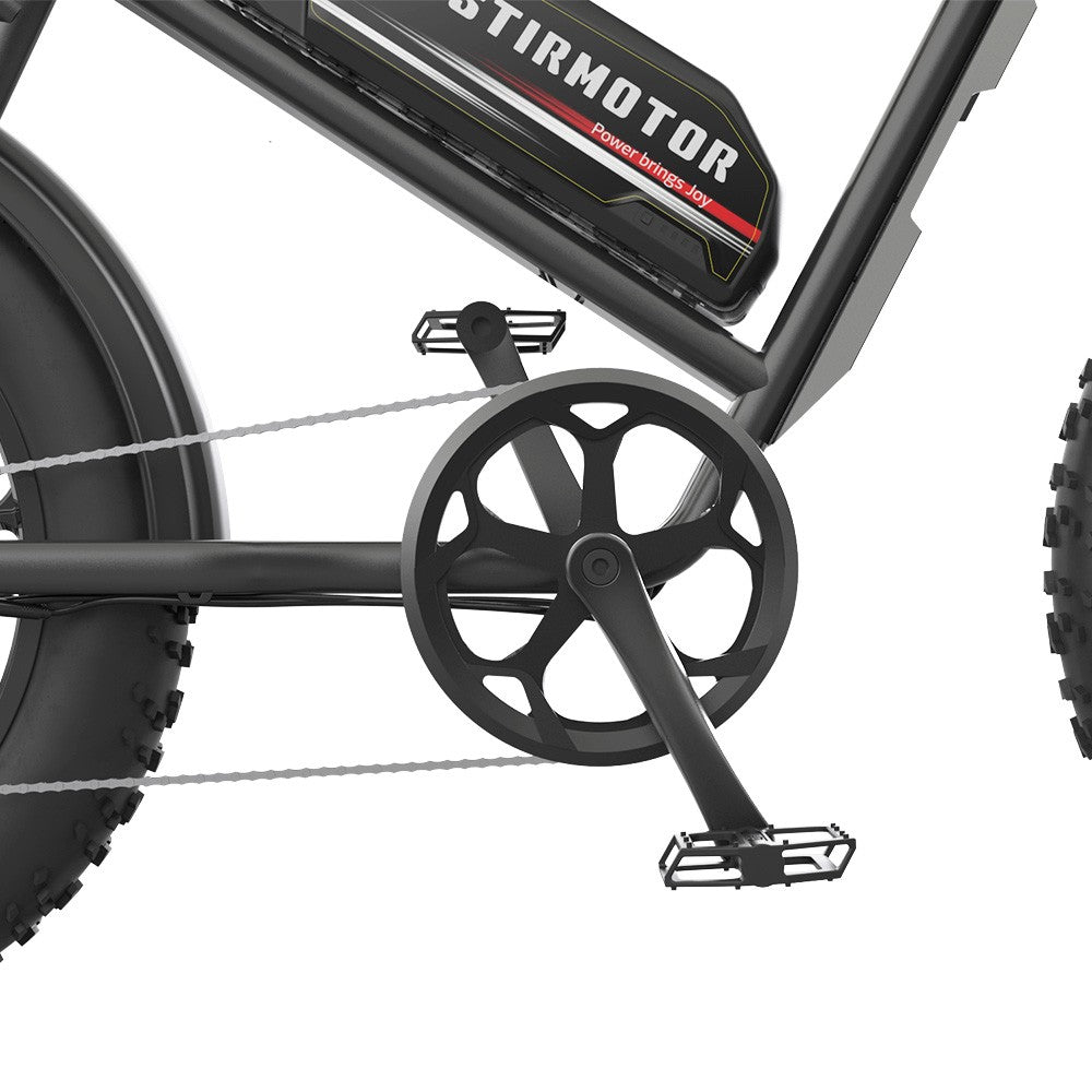 AOSTIRMOTOR STORM 20*4.0'' Fat Tires 750W Motor 45km/h Max Speed 48V 12.5Ah Battery 25-40km Range Shimano 7-Speed Gear