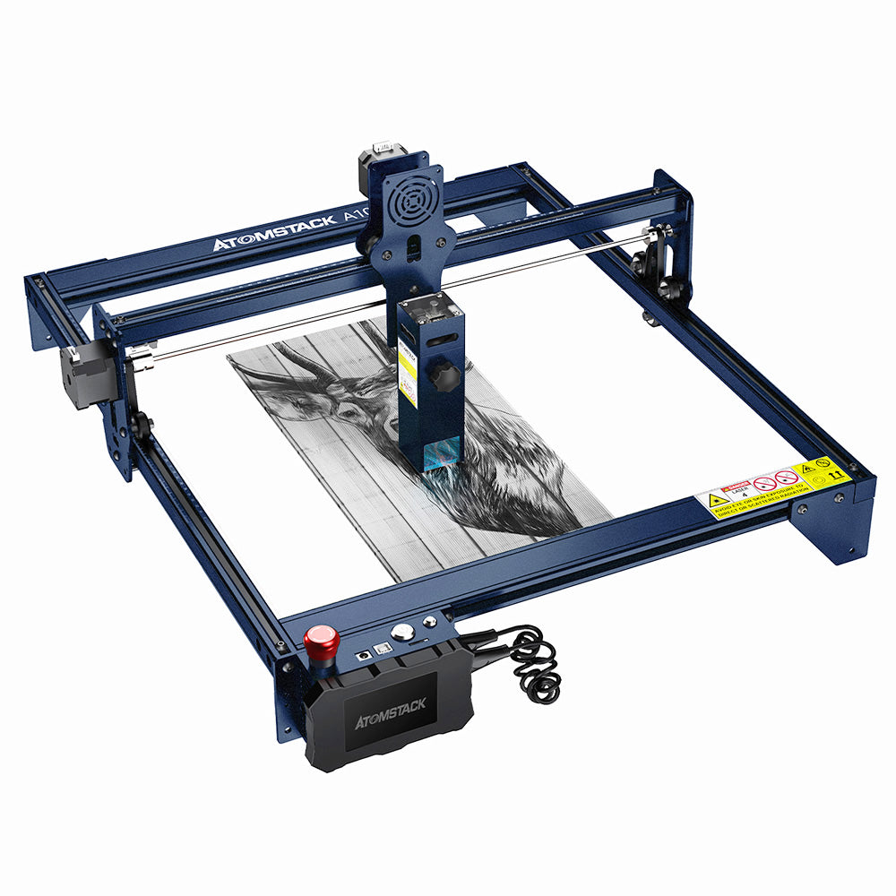ATOMSTACK A10 Pro 10W Laser Engraver Cutter, 0.01mm High Accuracy, Fixed-Focus, Dual Compression Spot, 410*400mm