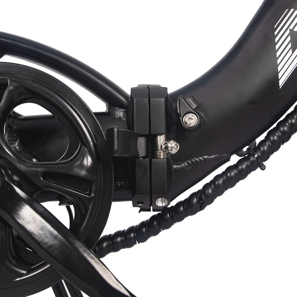 AVAKA BZ20 PLUS Electric Bike Foldable 20*3.0 Inch Fat Tires 500W Brushless Motor 25Km/h Max Speed 48V 18.2Ah Battery 100Km Range 120KG Max Load Dual Disc Brake Shimano 7-Speed Gear IP54 Waterproof LCD Display One-piece Wheel - Black