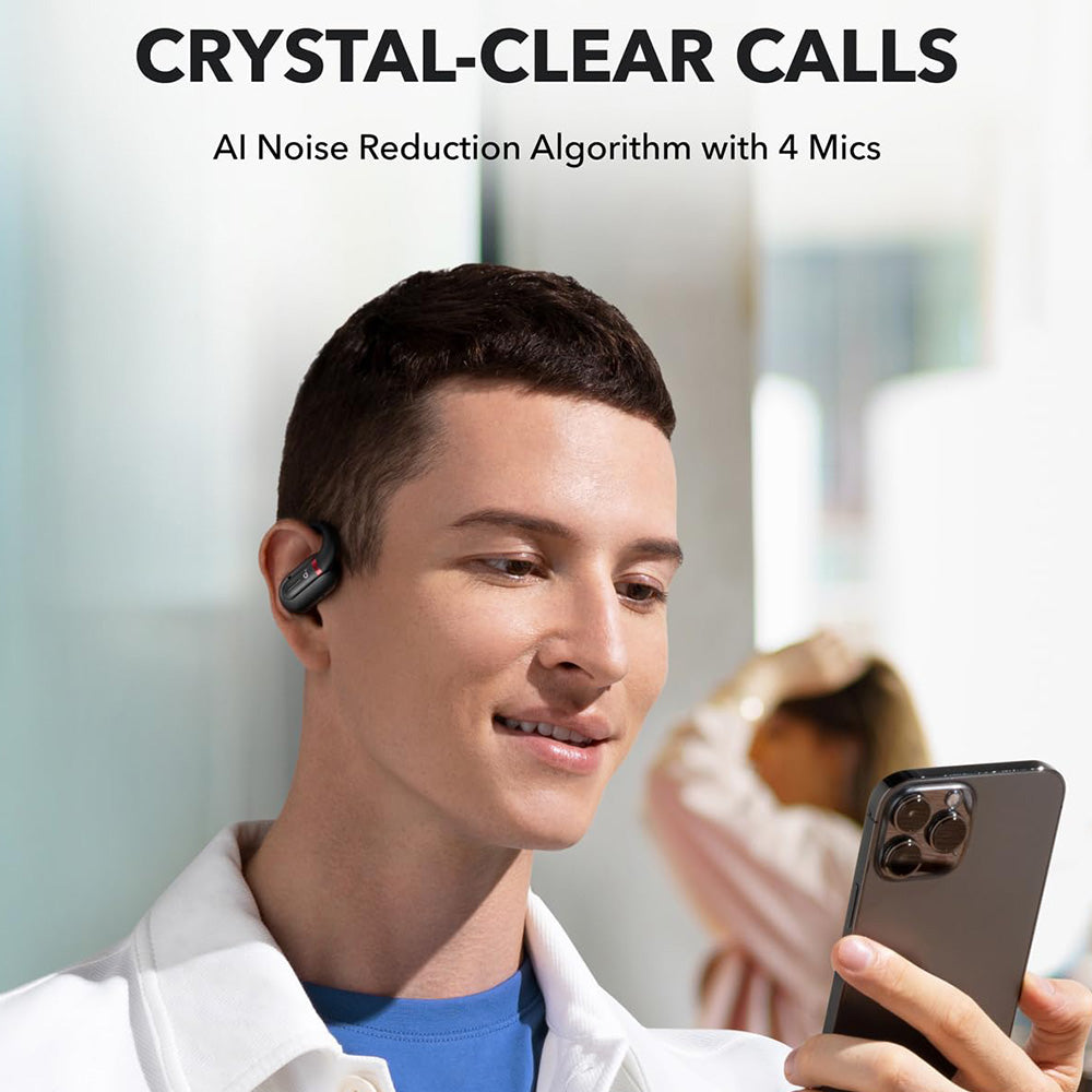Anker Soundcore V30i Open-ear Earbuds, Ergonomic Ear Hooks, Bluetooth 5.3, App Control, Up to 36 Hours Playtime