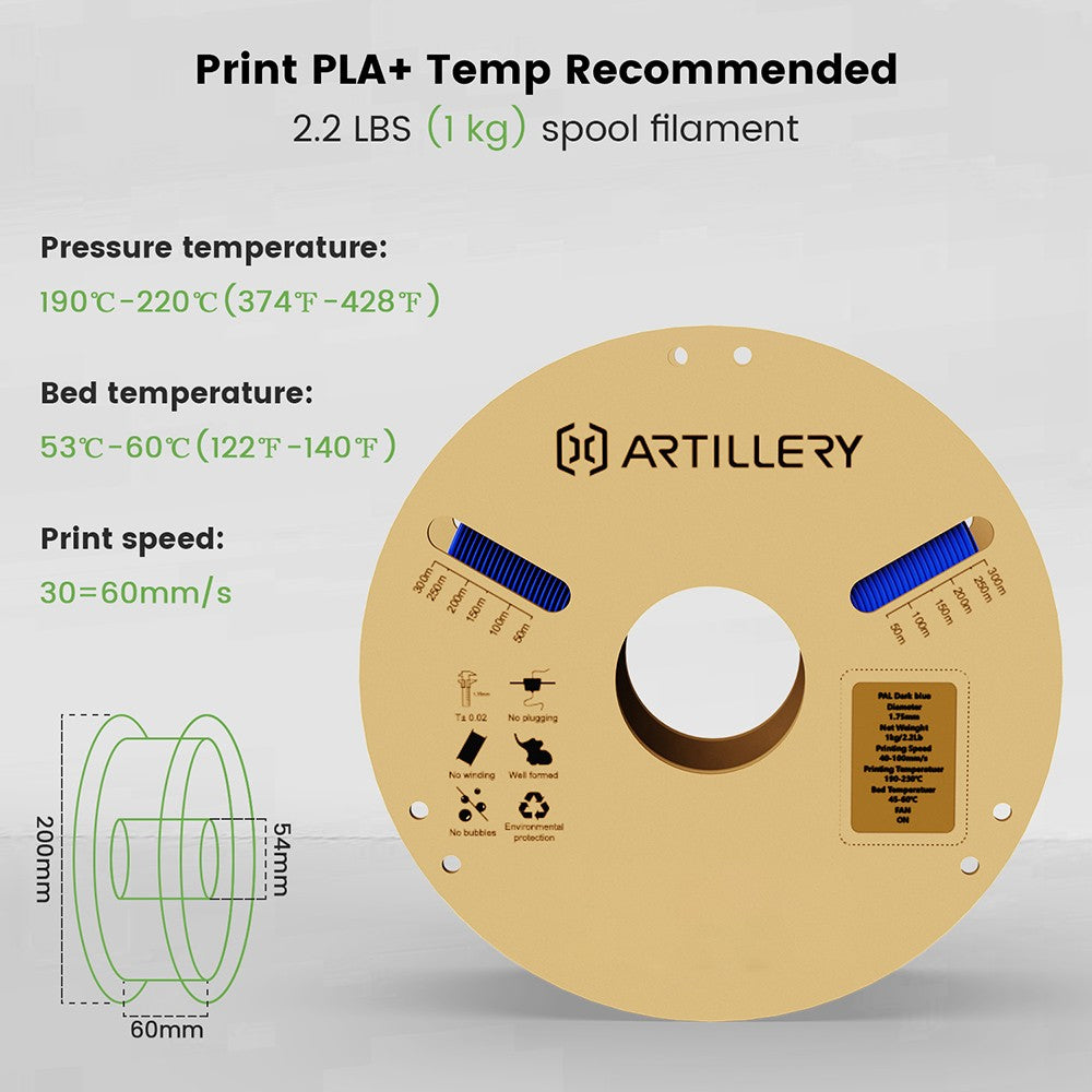 10KG Artillery PLA 3D Printing Filament