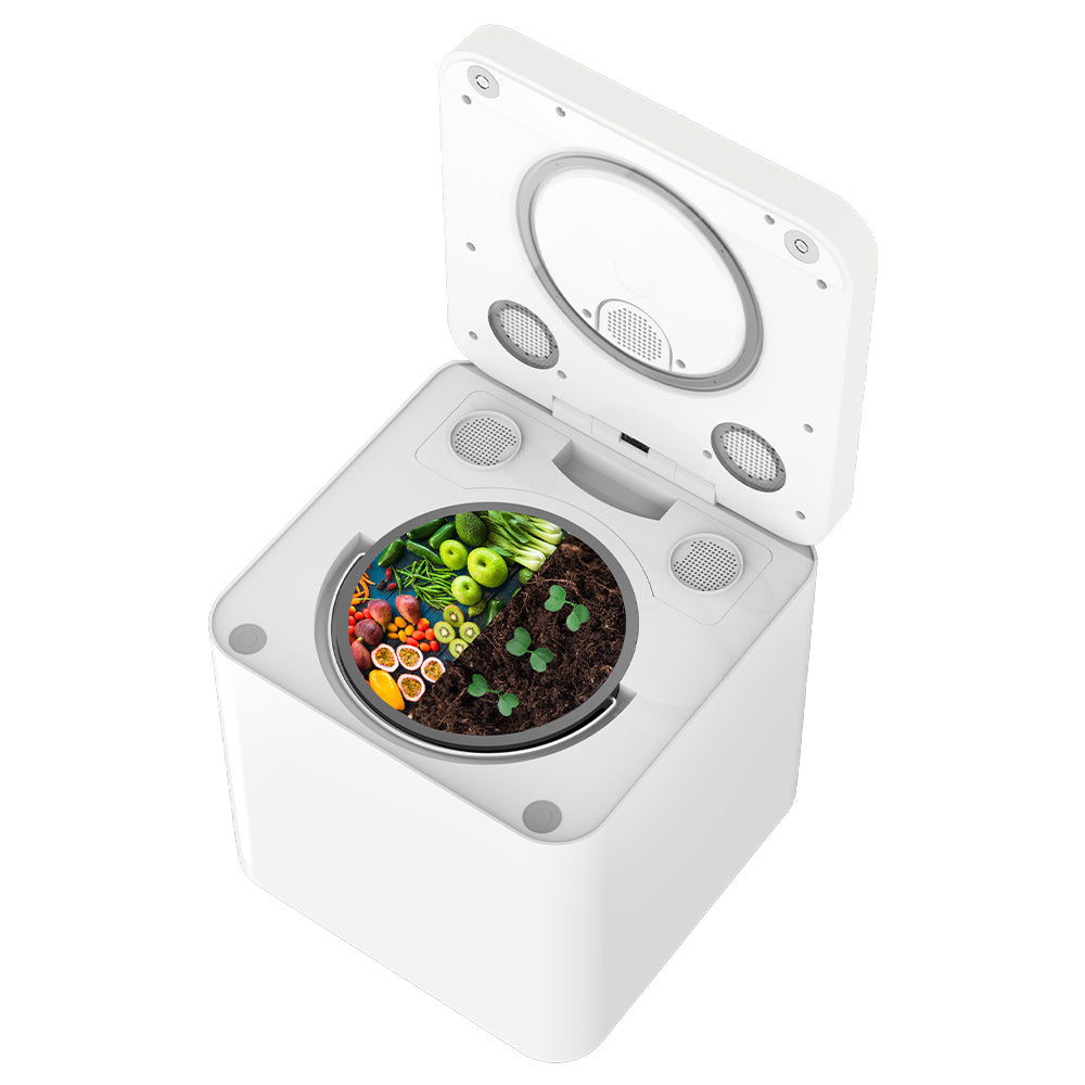 BEECO HQD-314Pro Electric Waste Kitchen Composter, 3.3L Big Capacity, Built-in UVC Light, Auto Home Compost Machine Odorless, Turn Food Waste to Fertilizer for Garden, Food Waste Compost Machine