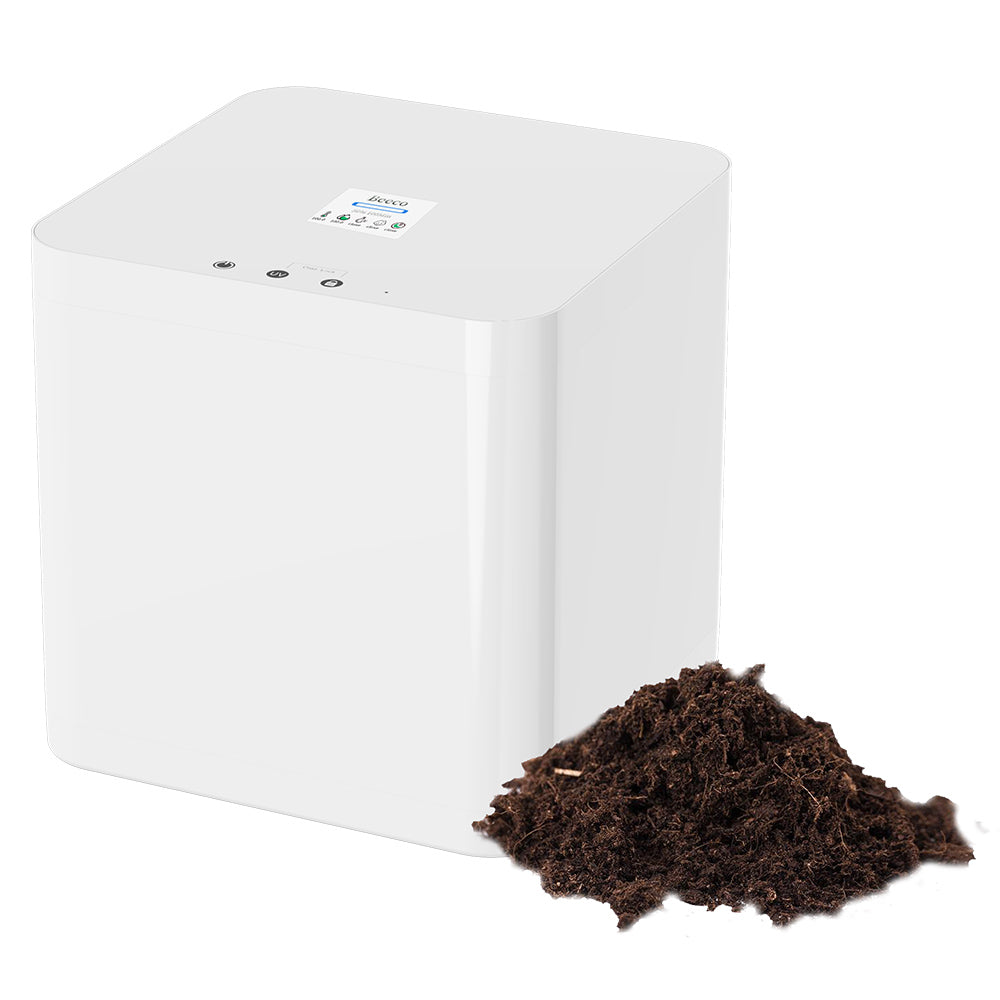 BEECO HQD-314Pro Electric Waste Kitchen Composter, 3.3L Big Capacity, Built-in UVC Light, Auto Home Compost Machine Odorless, Turn Food Waste to Fertilizer for Garden, Food Waste Compost Machine