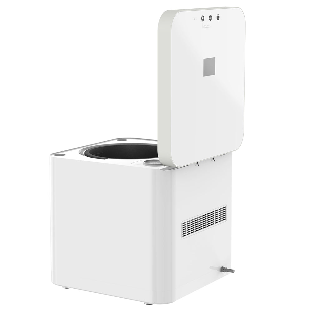 BEECO HQD-314Pro Electric Waste Kitchen Composter, 3.3L Big Capacity, Built-in UVC Light, Auto Home Compost Machine Odorless, Turn Food Waste to Fertilizer for Garden, Food Waste Compost Machine