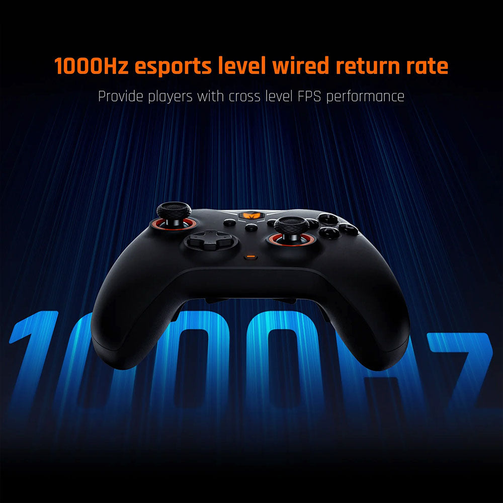 BIGBIG WON GALE HALL Wireless Game Controller, 3 Connection Modes, Hall Joysticks & Triggers, Compatible with Switch / PC / iOS / Android