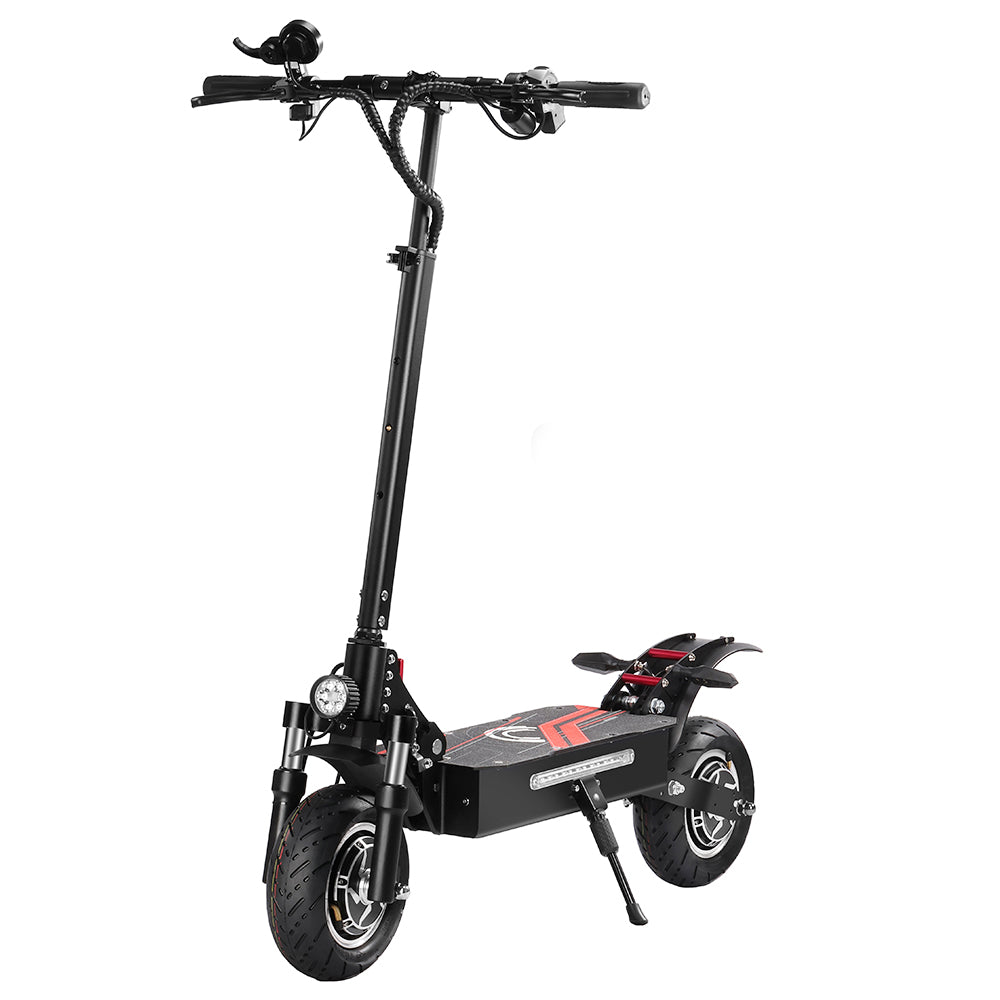BOYUEDA Q7 Pro Electric Scooter, 2*1600W Motor, 52V 19AH Battery, 10-inch Tire, 70km/h Max Speed, 70km Range, Dual Hydraulic Disc Brakes, Front Hydraulic Shock Absorber & Rear Spring Shock Absorber, APP Control