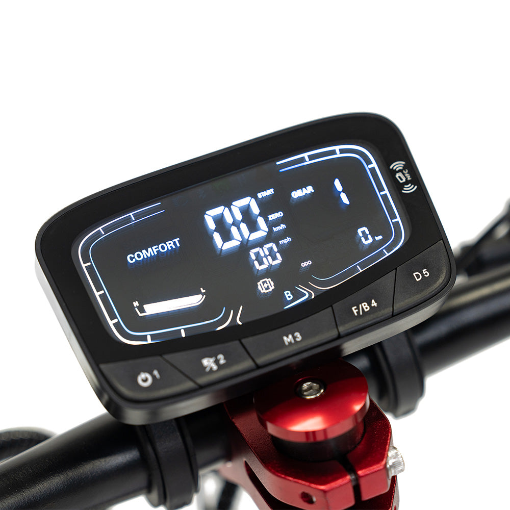 BOYUEDA Q7 Pro Max Electric Scooter, 1600W*2 Motor, 52V 28AH Battery, 10-inch Tire, 70km/h Max Speed, 110km Range, Dual Hydraulic Disc Brakes, Front Hydraulic Shock Absorber & Rear Spring Shock Absorber, LCD Display