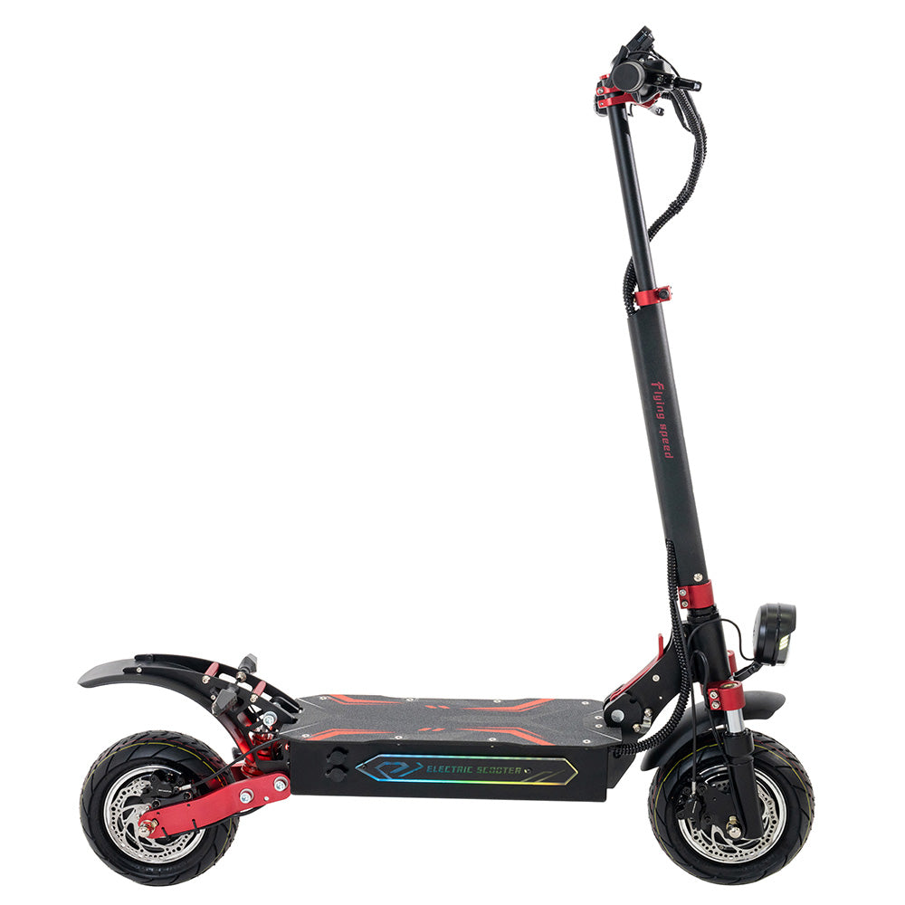 BOYUEDA Q7 Pro Max Electric Scooter, 1600W*2 Motor, 52V 28AH Battery, 10-inch Tire, 70km/h Max Speed, 110km Range, Dual Hydraulic Disc Brakes, Front Hydraulic Shock Absorber & Rear Spring Shock Absorber, LCD Display