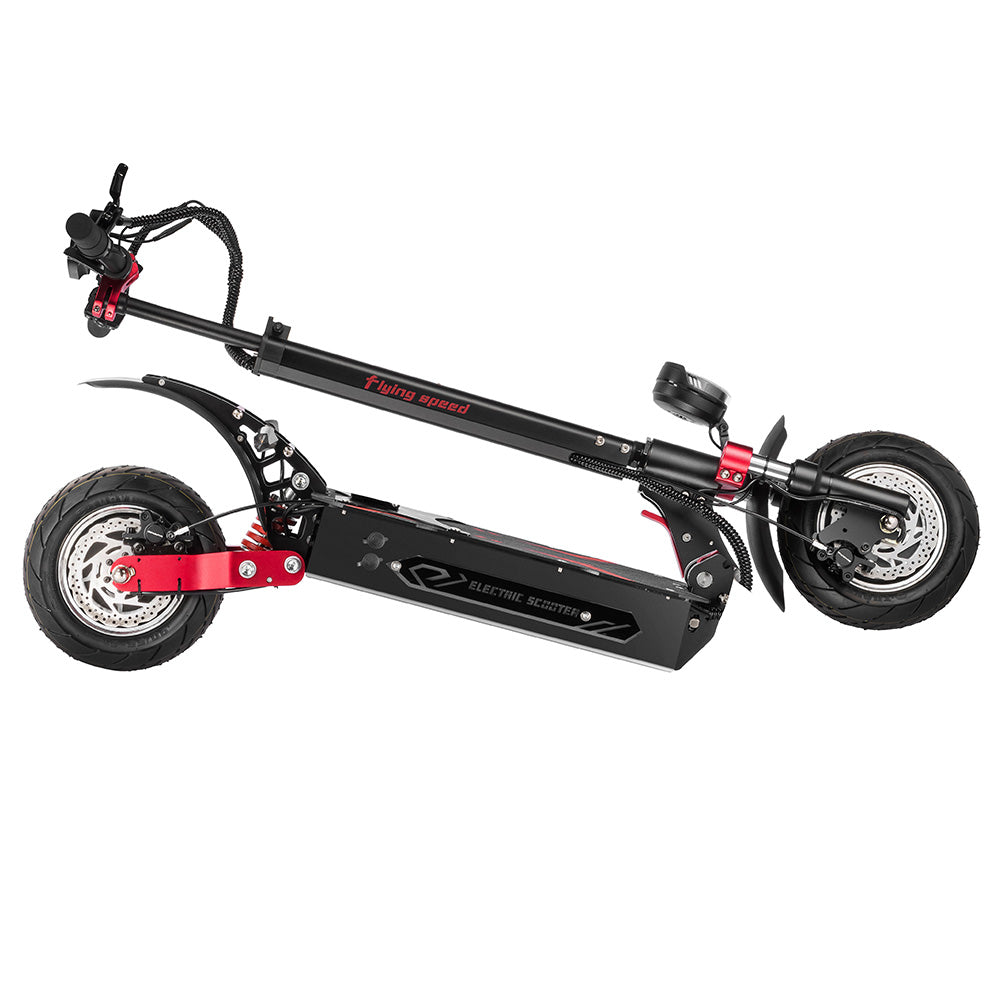 BOYUEDA Q7 Pro Max Electric Scooter, 1600W*2 Motor, 52V 28AH Battery, 10-inch Tire, 70km/h Max Speed, 110km Range, Dual Hydraulic Disc Brakes, Front Hydraulic Shock Absorber & Rear Spring Shock Absorber, LCD Display