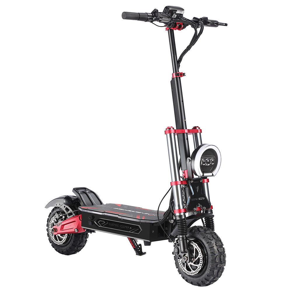 BOYUEDA S5-11 Electric Scooter, 2*3000W Motor, 60V 38AH Battery, 11-inch Tire, 85km/h Max Speed, 120km Range, Dual Hydraulic Disc Brakes, Hydraulic Shock Absorber, LCD Display