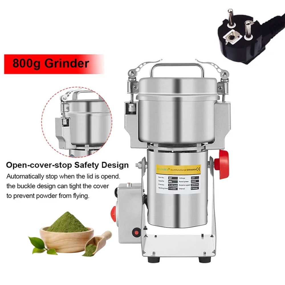 BioloMix Mill Grinder, Swing 800g Grains Grinder, Multifunction Portable Kitchen Grinder for Coffee