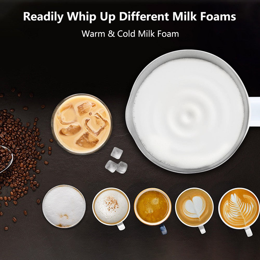BioloMix BN11 4 in 1 Hot and Cold Milk Frother, 150ml Frothing Capacity, 300ml Heating Capacity
