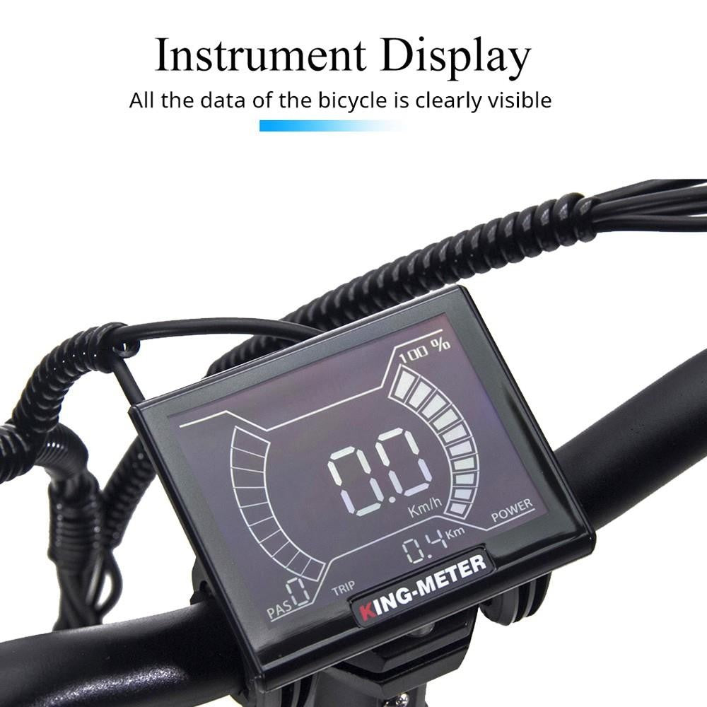 CMACEWHEEL GW20 Electric Bike with Front Basket 20*4.0 inch CST Fat Tire 750W Motor 40km/h Max Speed 17Ah Battery