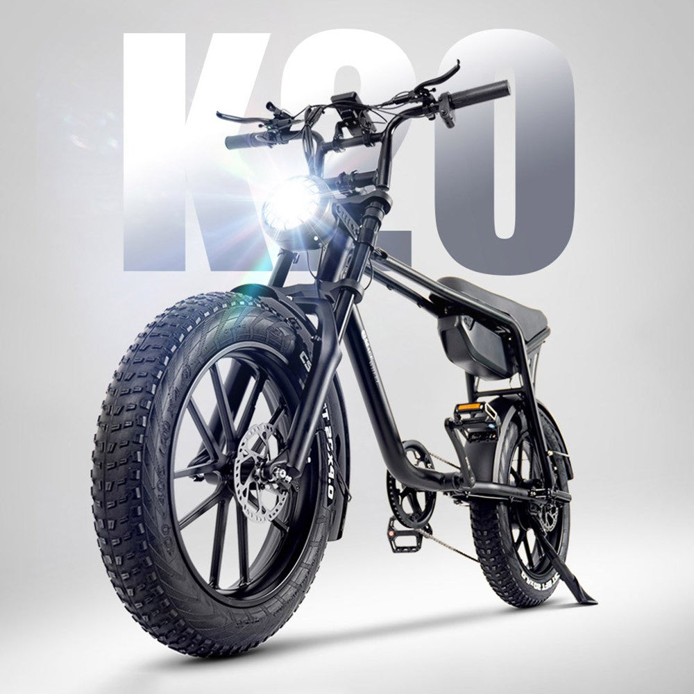 CMACEWHEEL K20 Electric Bike 20*4.0 inch CST Tire 750W Motor 40-45km/h Max Speed 48V 17Ah Battery 75km Range