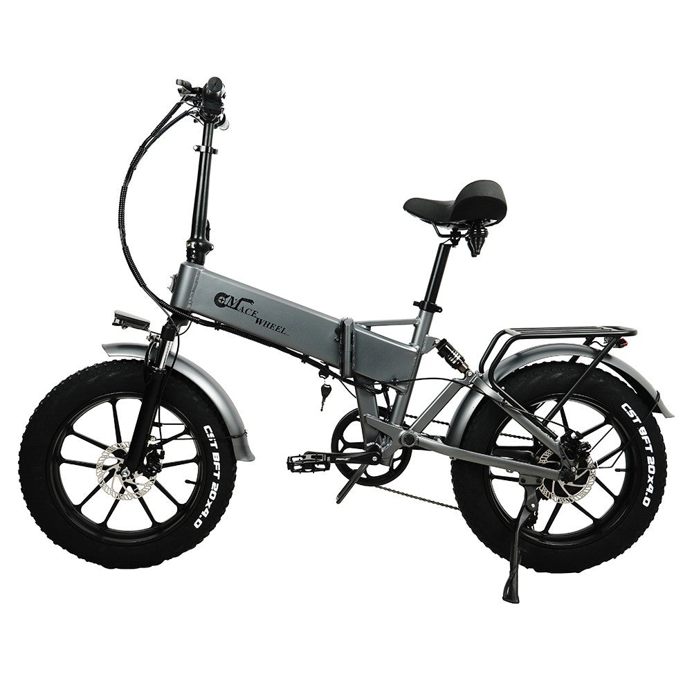 CMACEWHEEL RX20 Electric Folding Bike 20*4.0 inch Tire 750W Motor 40-45km/h Max Speed 17Ah Battery Hydraulic Brake