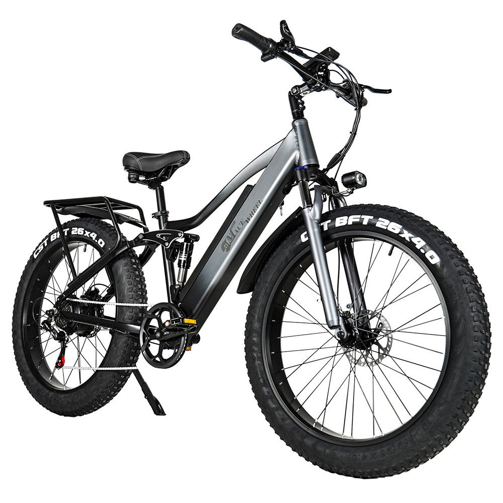 CMACEWHEEL TP26 Electric Bike 26*4.0 inch CST Tire 750W Motor 40-45km/h Max Speed 17Ah Battery