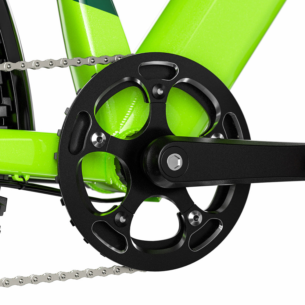CYSUM Hoody Teenager Electric Bike, 250W Motor, 36V 10Ah Battery, 35km/h Max Speed, 55km Max Range, 24*2.1-inch Tires, SHIMANO 8-speed, LCD Display, LED Headlights
