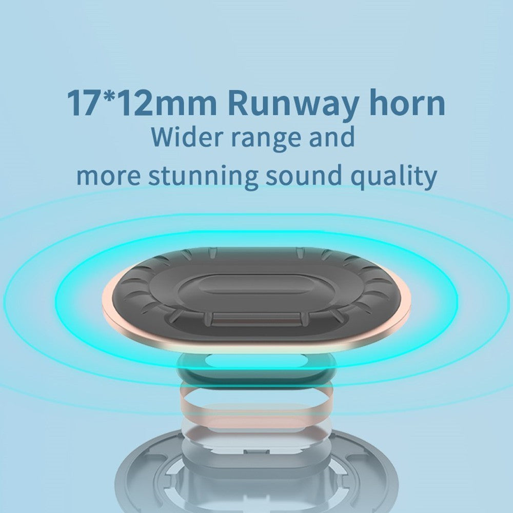 Coowoo Air Pro 6 Bluetooth Clip-on Open Ear Headphones - White