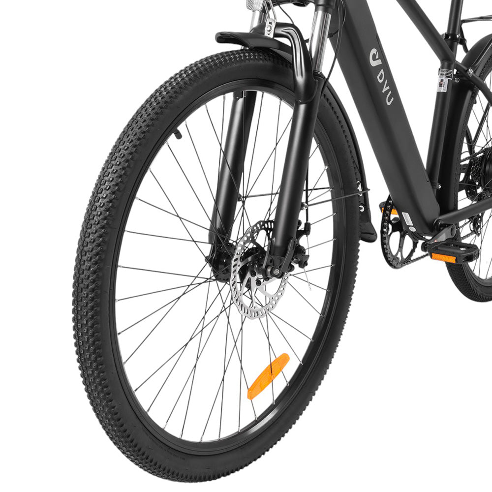 DYU C5 City Electric Bike, 250W Motor, 48V 10AH Battery, 27.5 Inch Tire, 25km/h Max Speed, 65km Range, Dual Disc Brakes, Shimano 7-speed