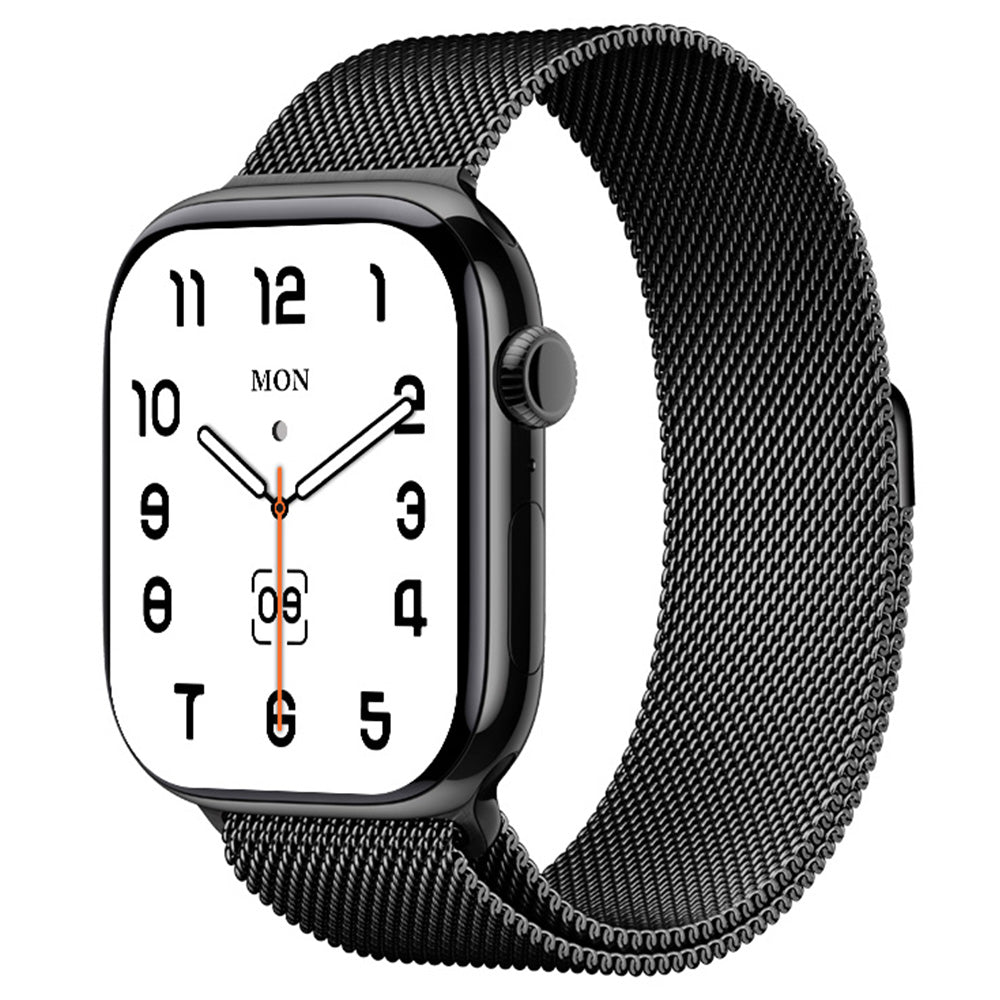 DIONA MONA3 Mini Smartwatch, 2.1-inch Screen, Health & Sleep Monitoring, Bluetooth Calling, Multiple Sports Modes, Voice Assistant - Black