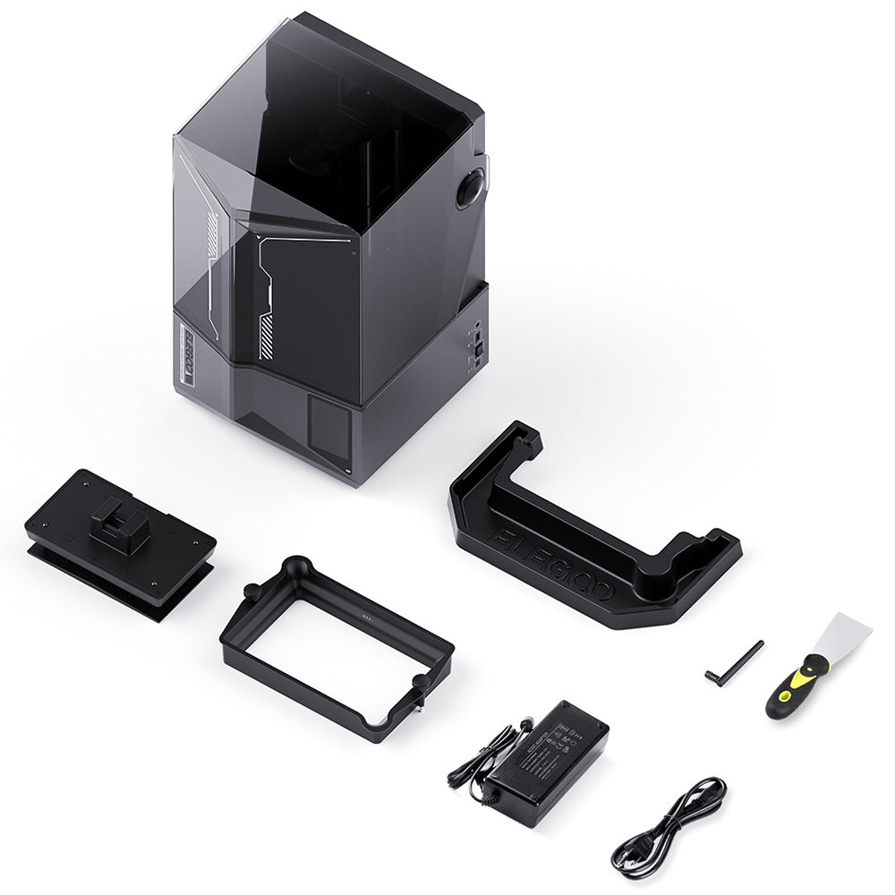 ELEGOO Saturn 4 Ultra 3D Printer, 10-inch 12K Mono LCD, Max 150mm/h Printing Speed, Tilt Release Technology, Auto Leveling, Flip-Up Cover, Smart Mechanical Sensor, AI Camera, 218.88x122.88x220mm³