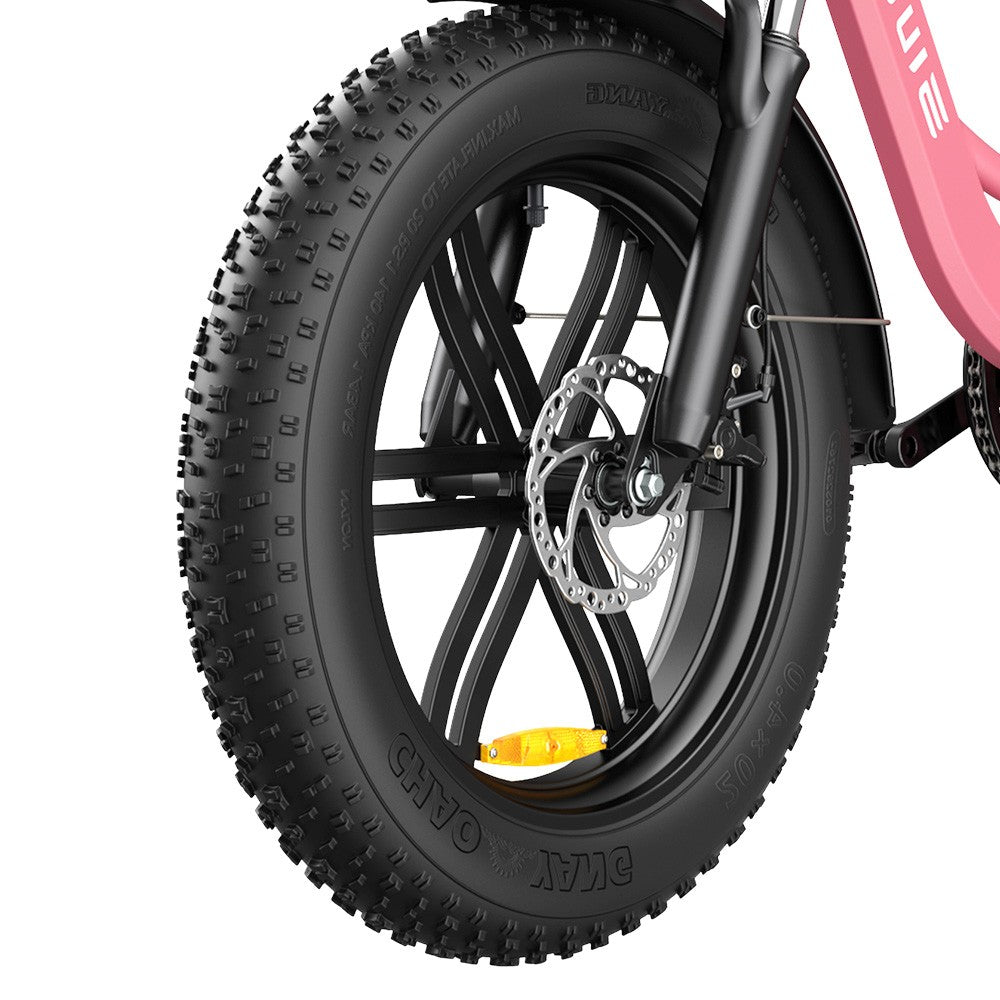 ENGWE L20 Electric Bike 20*4.0 inch Fat Tire 250W Motor 25km/h Max Speed 48V 13Ah Battery 140km Mileage Max Load 120kg Shimano 7-Speed Transmission - Red