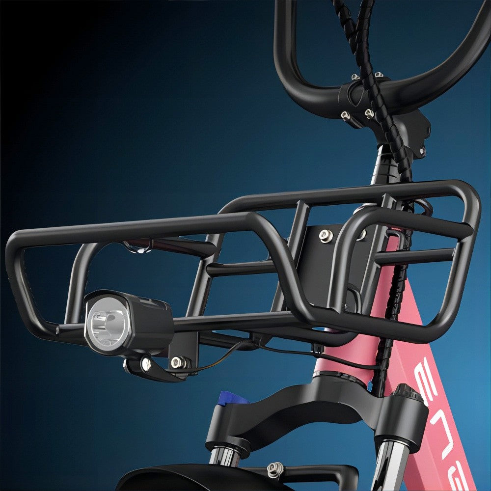 ENGWE L20 Electric Bike 20*4.0 inch Fat Tire 250W Motor 25km/h Max Speed 48V 13Ah Battery 140km Mileage Max Load 120kg Shimano 7-Speed Transmission - Red