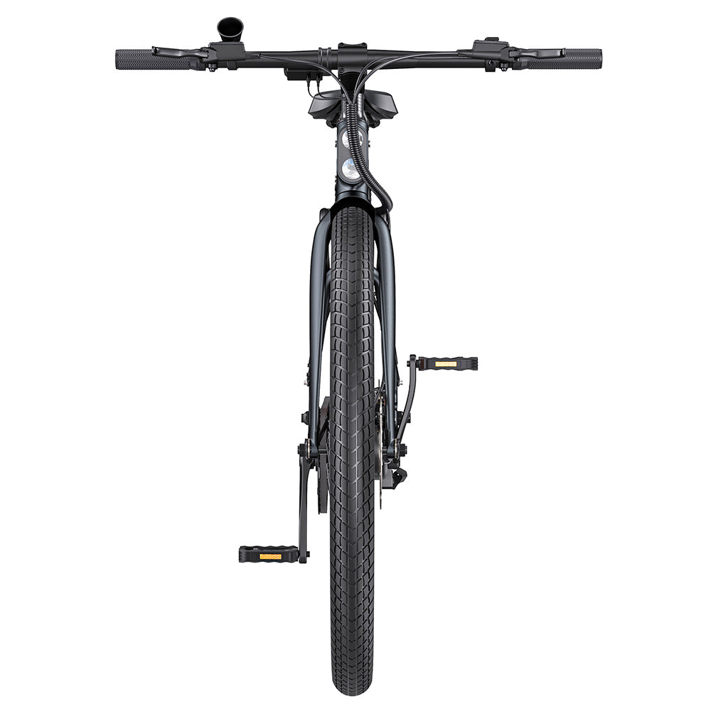 ENGWE P275 Pro City Electric Bike, 27.5'' Spoke Tires, 250W Bafang Brushless Mid-drive Motor, 3-level Automatic Gear Shifter, 36V 19.2Ah Removable Battery, 260km Max Range, Front & Rear Hydraulic Disc Brake - Black