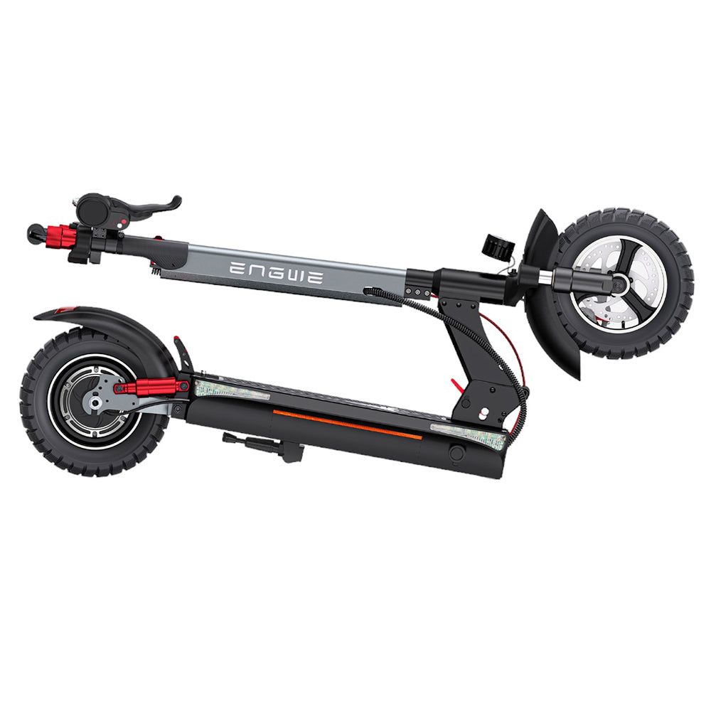 ENGWE Y600 Electric Scooter, 600W Motor, 48V 18.2Ah Battery, 10*4-inch Fat Tires, 25km/h Max Speed, 70km Range, Mechanical Disc Brake, Detachable Seat