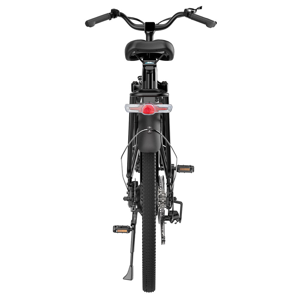 ESKUTE ES-28-LJ Electric Bike, 250W BAFANG Motor, 36V 20Ah Battery, 28*1.75' Tires, 25km/h Max Speed, 120km Range, SHIMANO 7-speed, Hydraulic Suspension Front Fork - Black