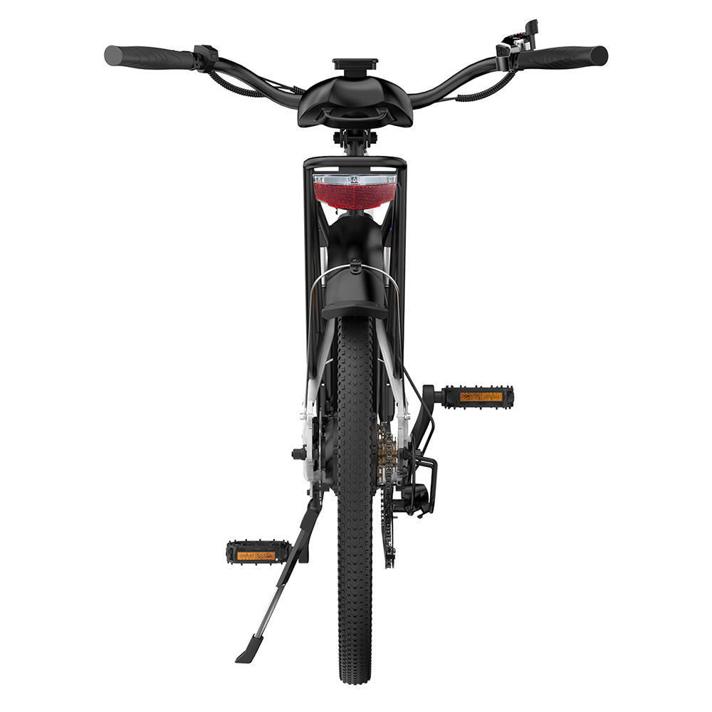 ESKUTE Polluno Plus Electric Bike, 250W Motor, 36V 20Ah Battery, 26*1.75-inch, 25km/h Max Speed, 100km Range, Mechanical Disc Brakes, Shimano 7-Speed - White