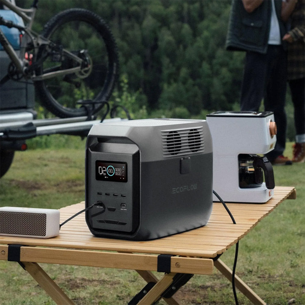 EcoFlow DELTA 3 1500 Portable Power Station, 1536Wh LFP Battery, 1800W Solar Generator, 15 Outlets, <15ms UPS, Expandable to 5.5kWh, App Control, IP65 Protection, 1.5h Fast Charge, for Home Backup, Outdoor Camping & RV, Black
