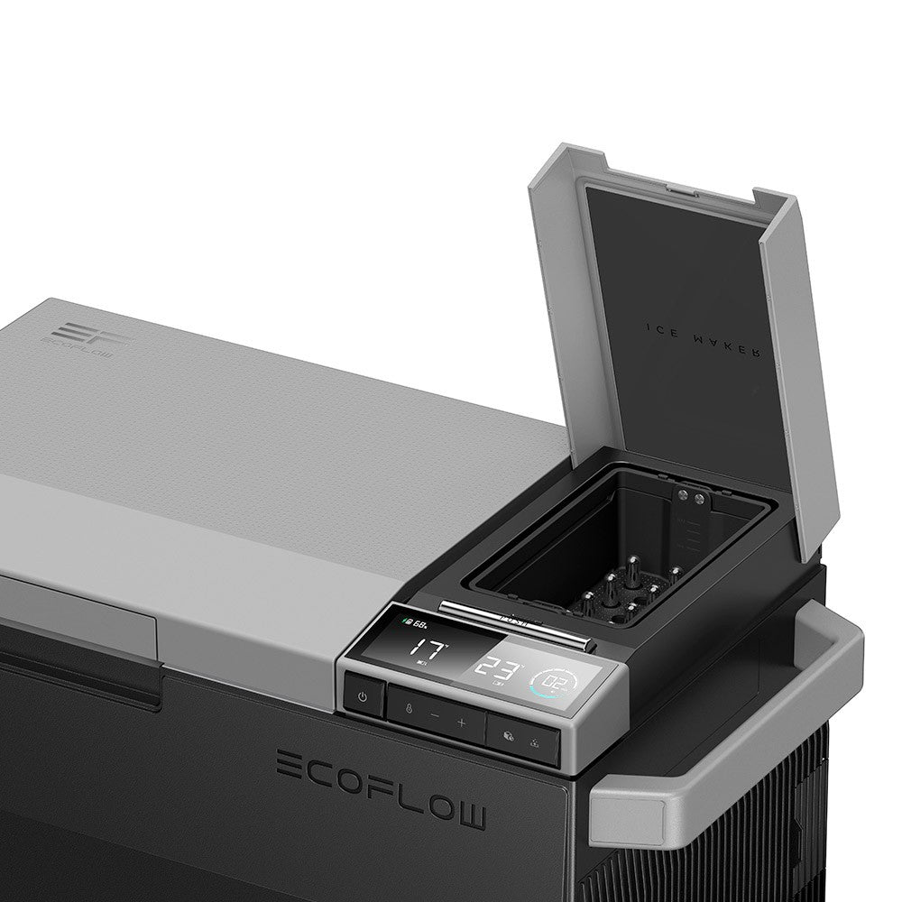 EcoFlow GLACIER Portable Refrigerator, 120W Compressor, Dual Zone, Dual Control, 38L Large Capacity, Up to 40 Hours Cooling Time, Smart App Control