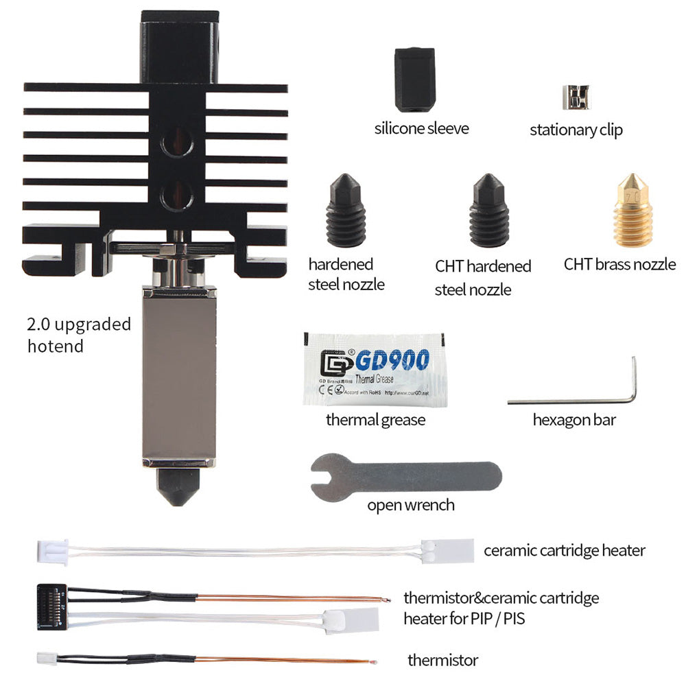FYSETC Sprite Extruder Hotend Upgrade Kit, for Bambu Lab X1 P1S P1P