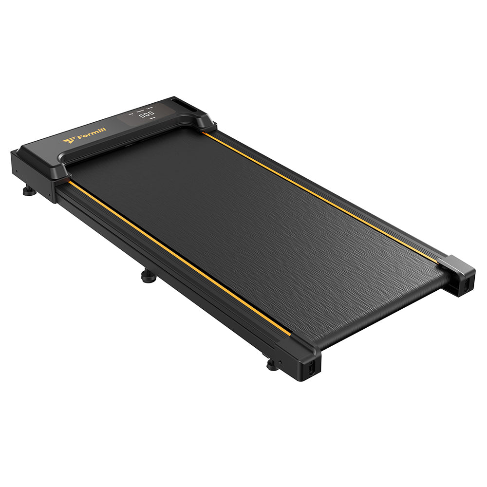 Formill FT-21 Walking Pad Treadmill, 1-6km/h Speed, 2.5 HP Motor, LCD Display, 7 Layer Running Belt, for Home & Office