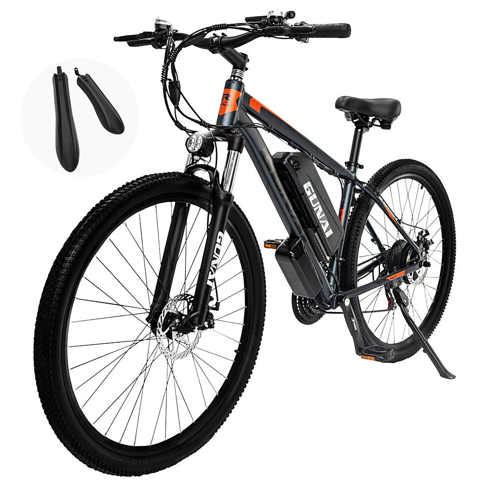 GUNAI GN29 Electric Bike 29*2.1 inch Tire 48V 750W Motor 50km/h Max Speed 15Ah Battery 90km Max Range 130kg Max Load Dual Disc Brakes Mountain E-Bike