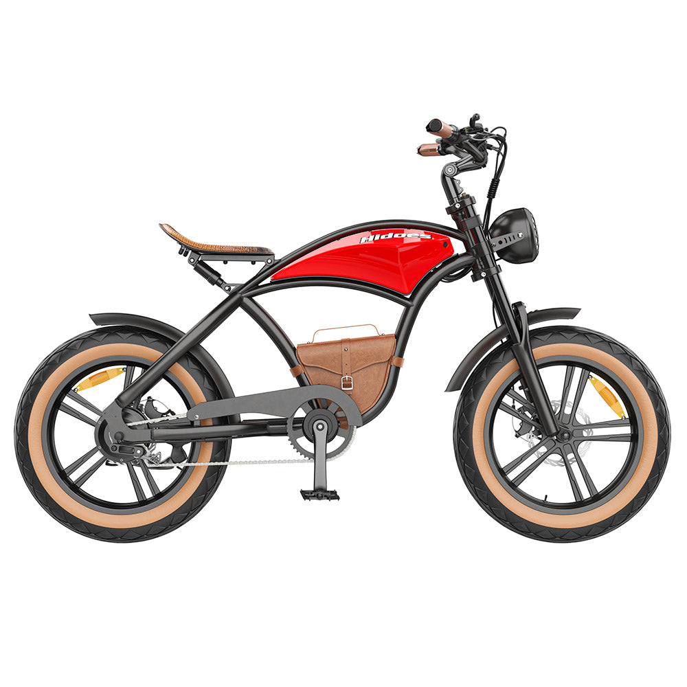 Hidoes B10 Electric Bike, 1000W Motor, 48V 13Ah Battery, 20 x4.0 inch Fat Tire, 45km/h Max Speed, 60km Range, Dual Mechanical Disc Brakes, Hydraulic Front Fork