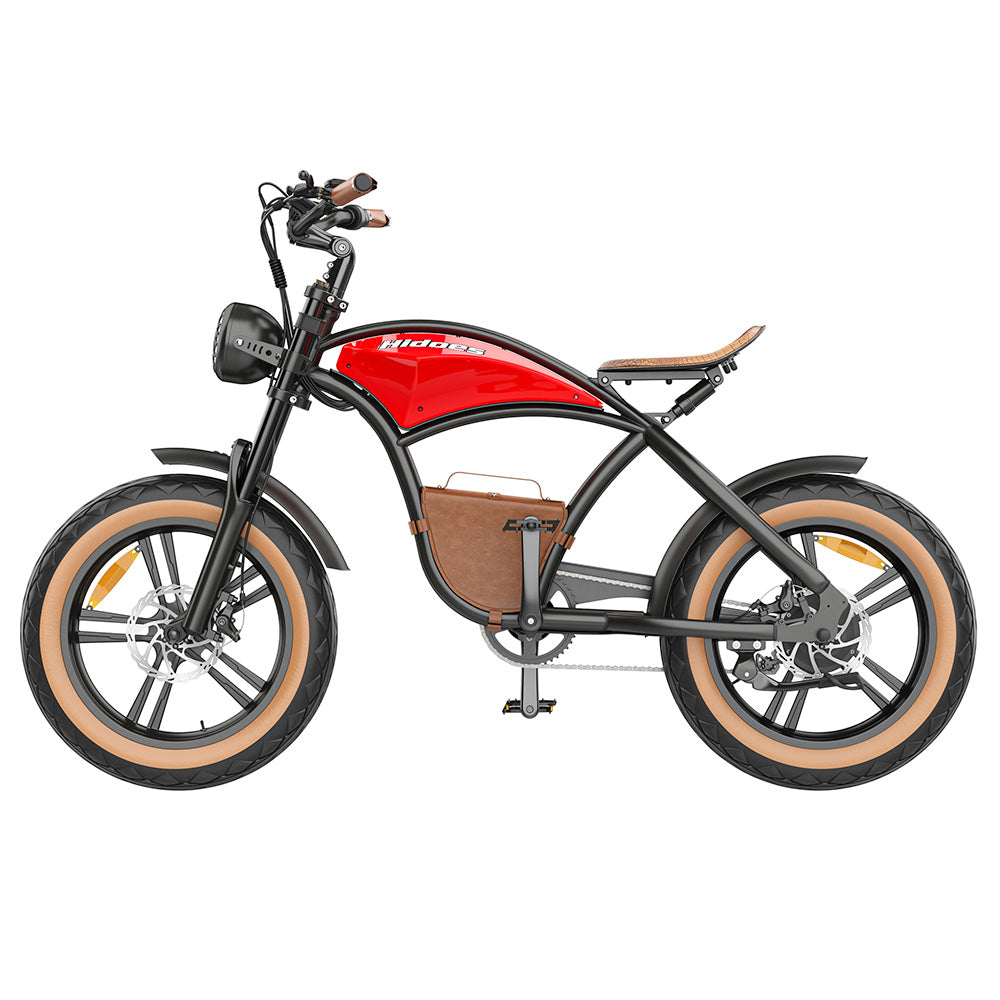 Hidoes B10 Electric Bike, 1000W Motor, 48V 13Ah Battery, 20 x4.0 inch Fat Tire, 45km/h Max Speed, 60km Range, Dual Mechanical Disc Brakes, Hydraulic Front Fork
