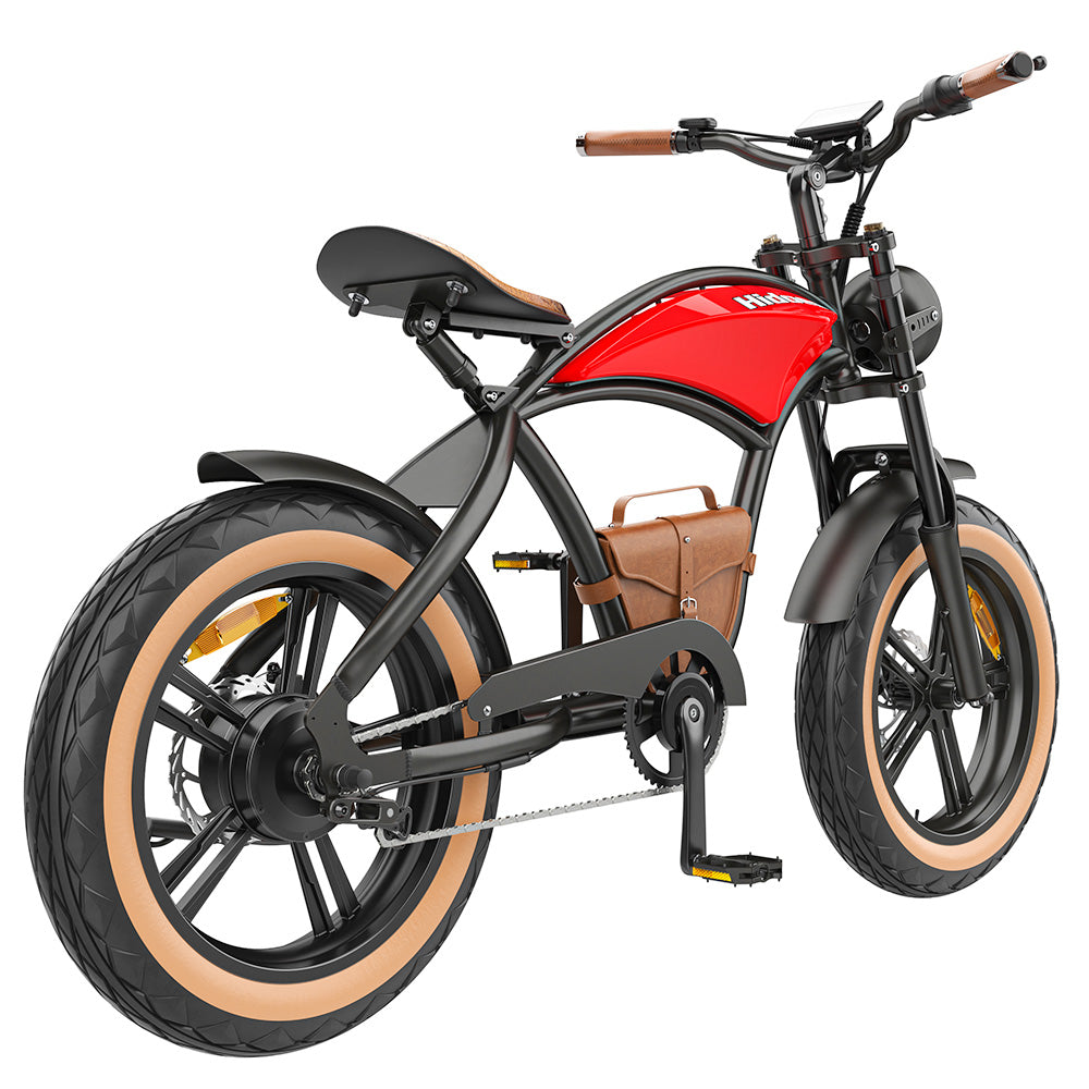 Hidoes B10 Electric Bike, 1000W Motor, 48V 13Ah Battery, 20 x4.0 inch Fat Tire, 45km/h Max Speed, 60km Range, Dual Mechanical Disc Brakes, Hydraulic Front Fork