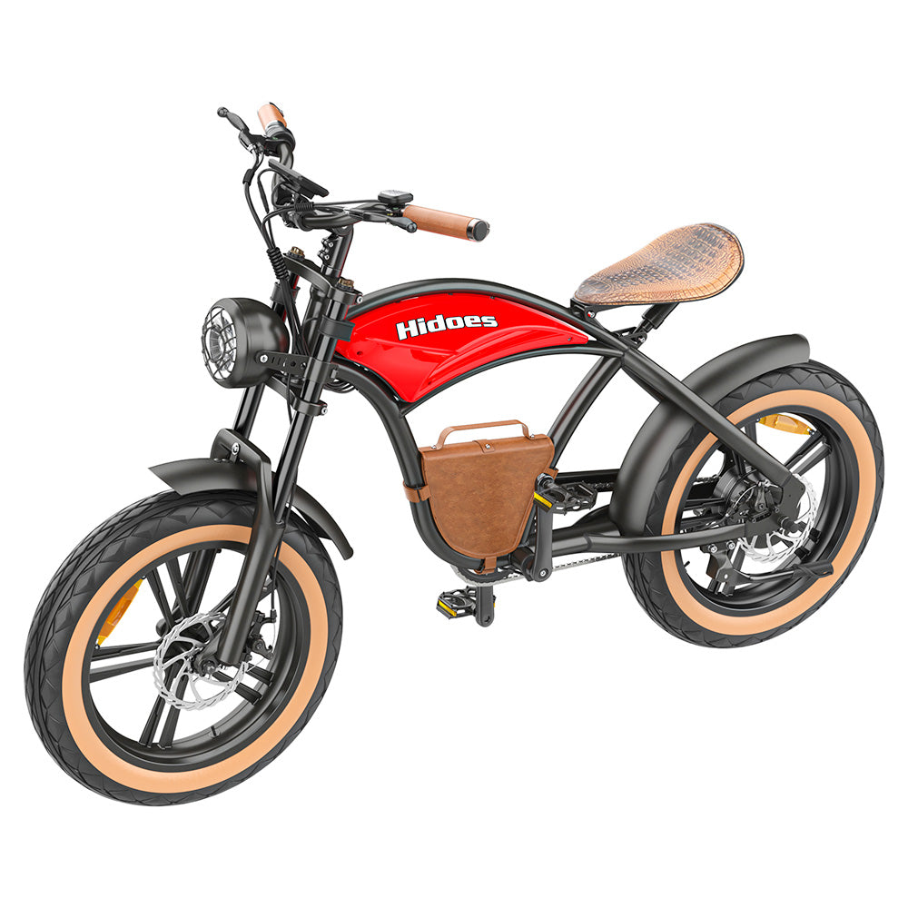 Hidoes B10 Electric Bike, 1000W Motor, 48V 13Ah Battery, 20 x4.0 inch Fat Tire, 45km/h Max Speed, 60km Range, Dual Mechanical Disc Brakes, Hydraulic Front Fork