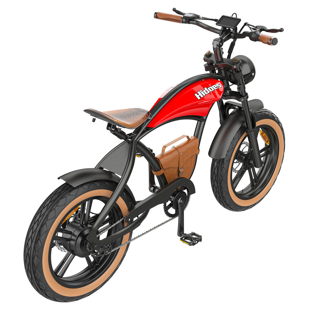 Hidoes B10 Electric Bike, 1000W Motor, 48V 13Ah Battery, 20 x4.0 inch Fat Tire, 45km/h Max Speed, 60km Range, Dual Mechanical Disc Brakes, Hydraulic Front Fork